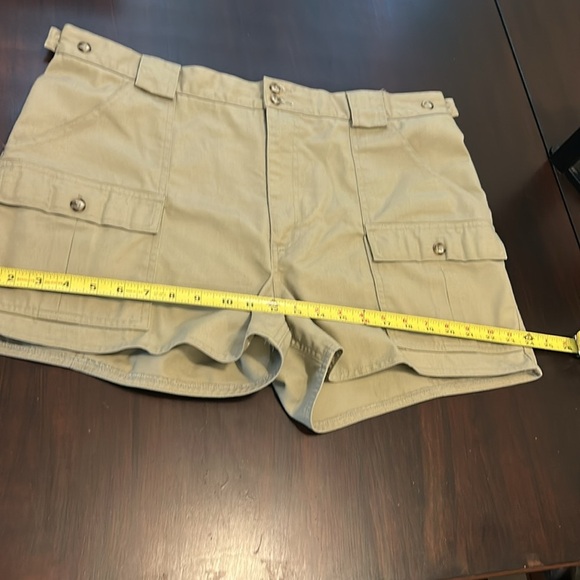 TILLEY ENDURABLES Vintage ‘Give Em Hell’ High Waist Cargo Travel Safari Shorts - Picture 5 of 15